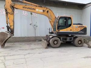 Quality Hyundai 225W-9 Used Wheel Excavator Max. Reach horizontal 9.8m wholesale