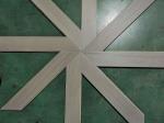 Chevron Parquet Oak engineered wood flooring with stone grey stained, selected