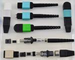 CATV CCTV Fiber Optic Accessories , Mpo Mm Connector For 3mm Cable