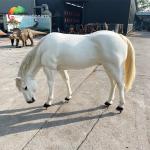 Realistic Animatronic Horse Sculpture With Lifelike Motion For Outdoor Exhibits