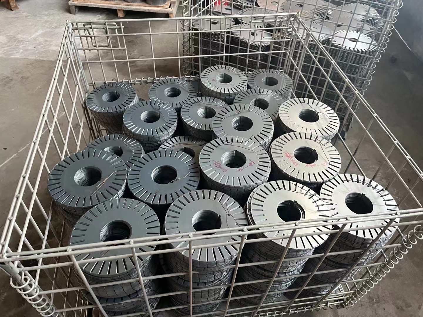 High Precision Rotor Core Lamination Stack for Electric Motors | Silicon Steel Rotor Laminations with Tight Tolerance