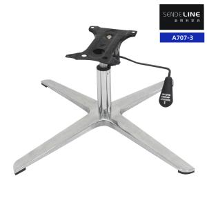 Quality Height Adjustable Office Chair Metal Base Aluminum Alloy Swivel Chair Base With Legs wholesale
