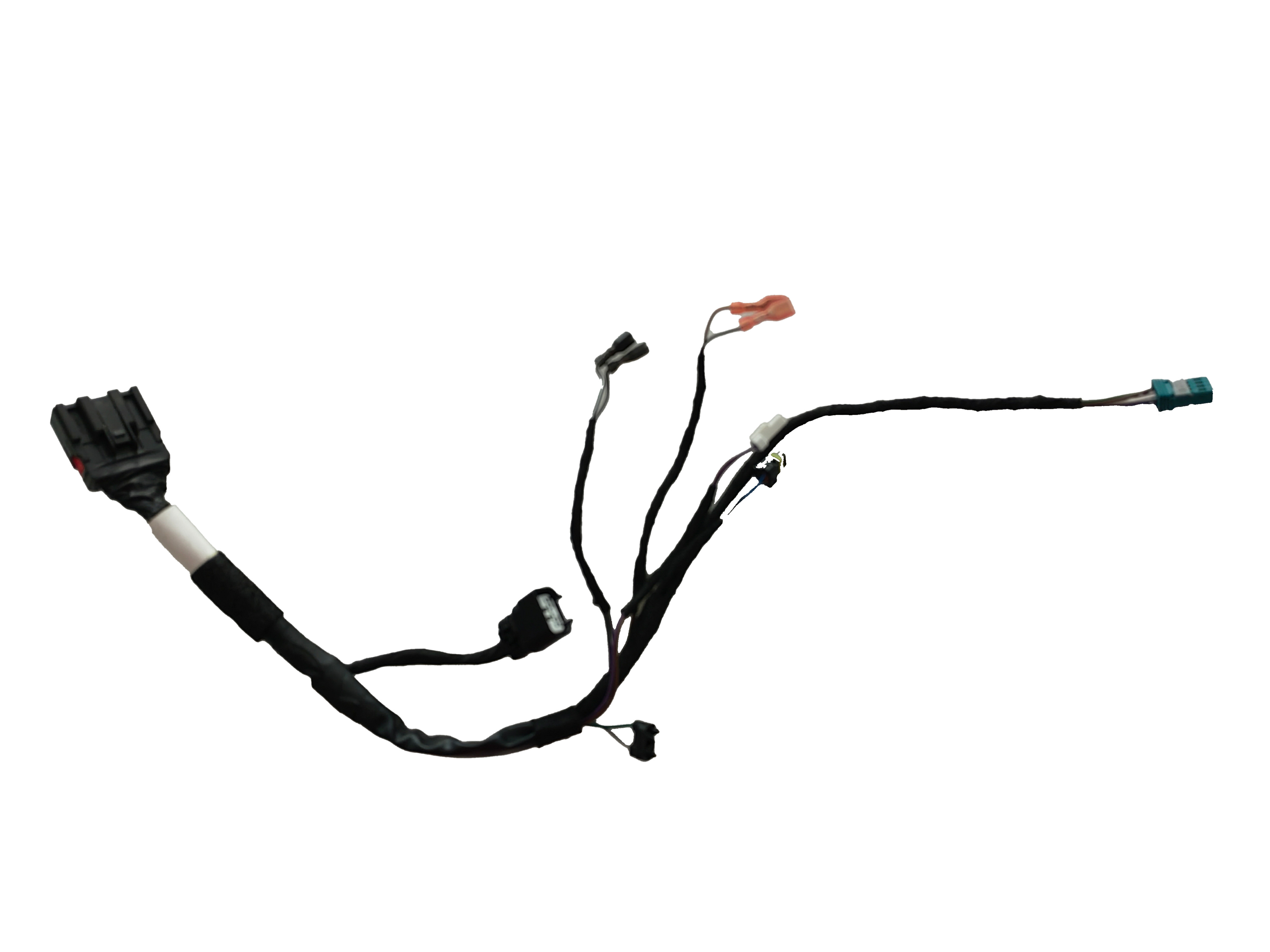 Black Wiring Harness For Automotive Rear view Mirror Flame Retardant
