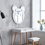 Three-Color LED Bathroom 4mm Smart Cartoon Shape Makeup Mirror