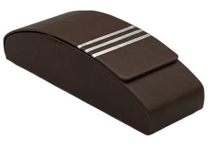 Quality Eco Friendly Iron Leather Handmade Glasses Case 158x54x43mm wholesale