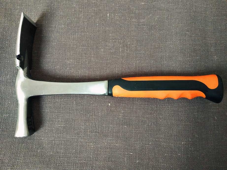 600G B-Type Mason's hammer (XL-0163) conjoined steel handle and polishing surface