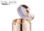 15ml 30ml Acrylic cosmetic cream jars ABS collar gold round bottle cream jar SR