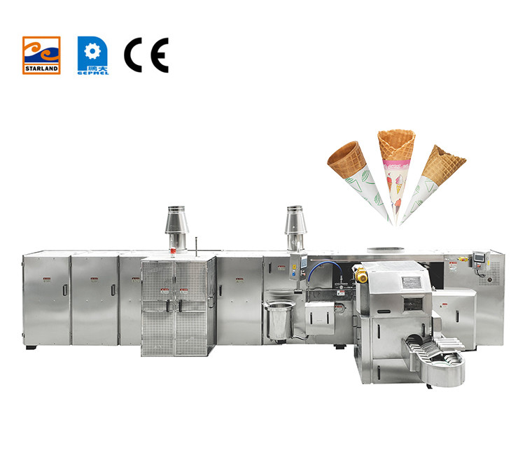 Multifunctional Automatic Crisp Tube Production Line , 47 240mm*240mm Baking Templates.