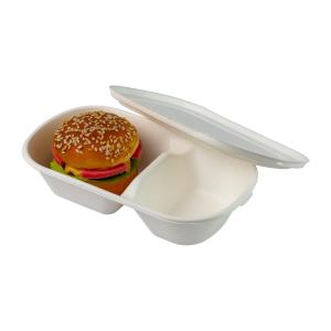 Quality Takeaway Eco Takeaway Boxes , Sugarcane Ovenable Disposable Containers Picninc wholesale