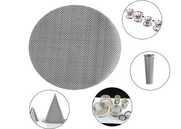 Customized 304l Stainless Steel Wire Mesh Filter Twilled Dutch Weave Up To 4000mm