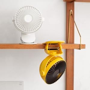 China Stroller Mute Portable USB Fan 1200mAh Electronic Baby Clip Battery Operated Fan on sale