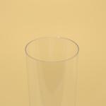 Transparent Disposable PS Plastic Cups 270ML Long Tumbler With Customized Color