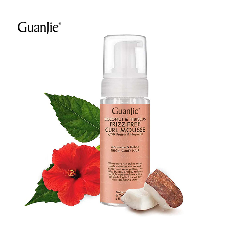 Alcohol Free Strong Hold Mousse Sulfate Free Silicone Free