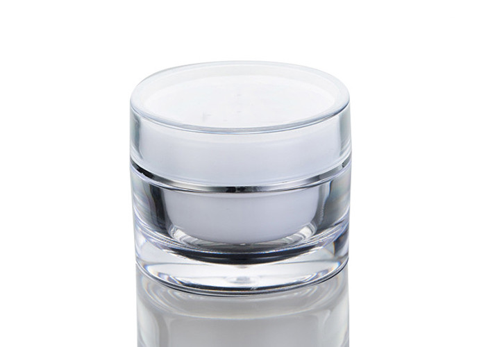 15g 30g 50g Round Acrylic Face Cream Jars Skincare Product Packaging