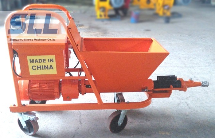 Wall Wet Mortar Gun Cement Plastering Machine Mortar Spraying Plastering Tool