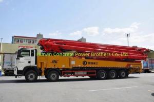 Quality 75m Concrete Pump Truck Truck Mounted Pump for High Feeding Height 1540 wholesale