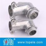 Straight / 90 Degree Flexible Conduit and Fittings Metal Zinc Squeeze Angle