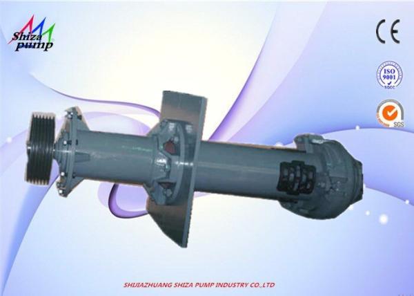 Metal / Rubber Liner Vertical Submerged Centrifugal Pump 110KW Corrosion