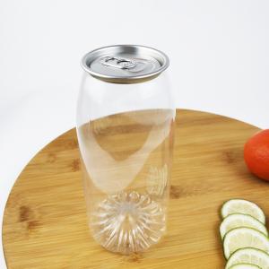 Quality 650ml Clear Food Storage Cans With Snap Lids Reusable Beverage Containers wholesale