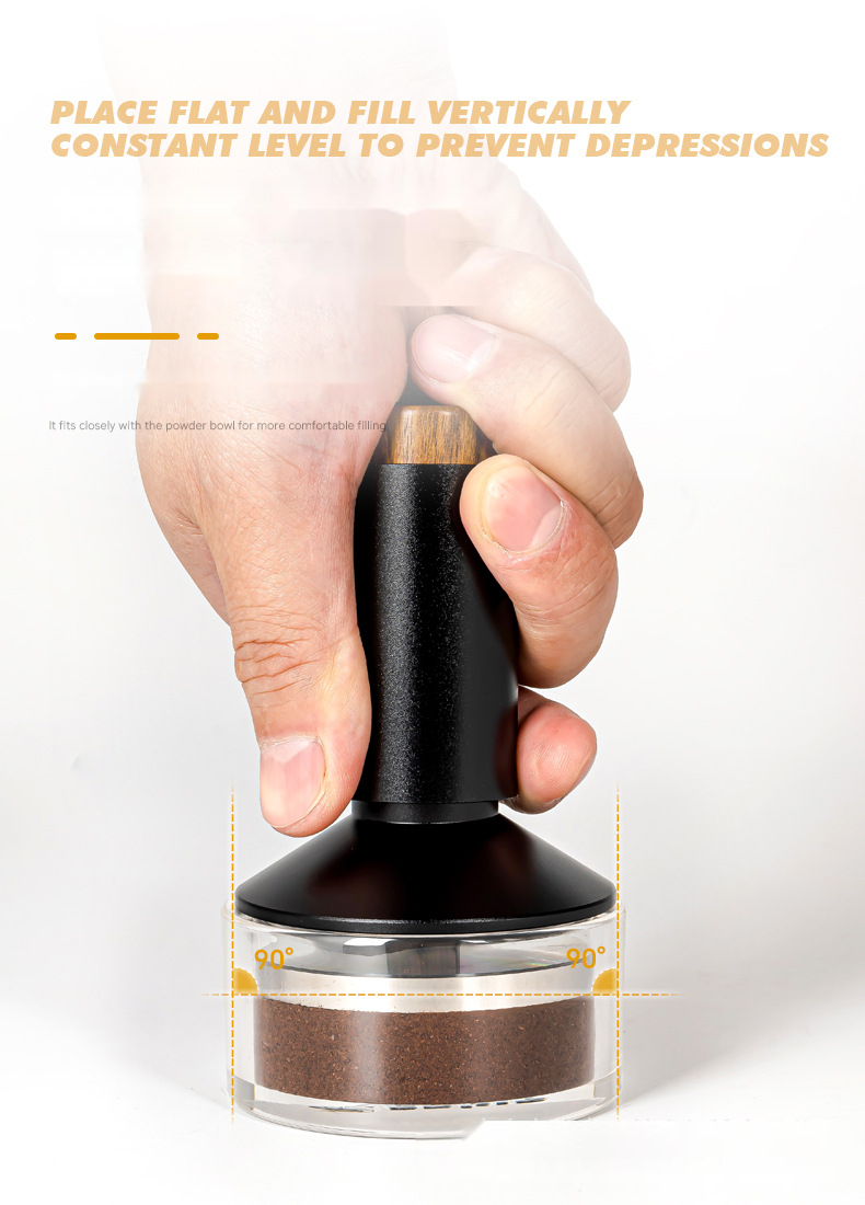 Wooden Constant Pressure Coffee Tamper Stirrers Needle Distributor Espresso WDT Tools