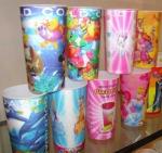 PLASTIC LENTICULAR 3d lenticular cups plastic flip effect lenticular mugs