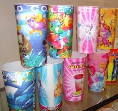 PLASTIC LENTICULAR Promotional 3D Lenticular Drinking Cup lenticular PP water cup for Kids