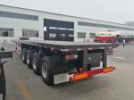 80 Ton 40ft 45ft Used 4 Axle Flatbed Semi Trailer