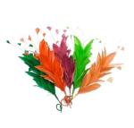 FEDEX Shipping for Millinery Supplies Stripped Goose Feather Flower Mount
