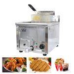 3.6kw 18L Tabletop Commercial Electric Deep Fryers , Electric Chips Fryer