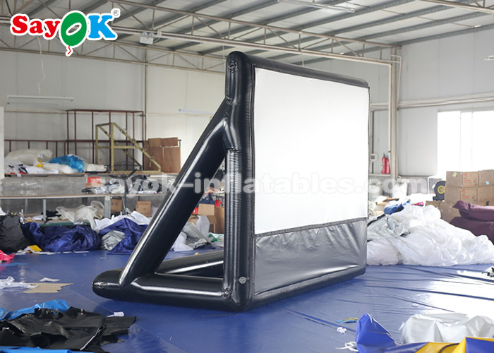 Airblown Inflatable Outdoor Movie Screen 2.63×3.4m Projection Cloth Outdoor Inflatable Movie Screen For Science Centers