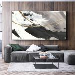 6 Color Hand Painted Oil Painting Abstract Handmade for Nordic Living Room