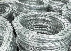 Quality Stainless Steel 316 500mm Circle Diameter Razor Blade Wire wholesale