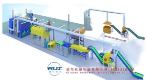 China waste lithium ion battery recyling machine 1.5tons per hour on sale