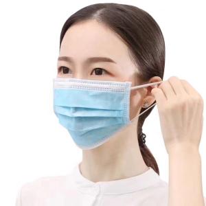 Quality Earloop Disposable Dust Mouth Mask , Anti Dust Non Woven 3 Layer Face Mask wholesale