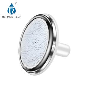 China Recessed LED Pool Light 12V Resin Filled RGB Color Changing for Fiberglass Pool on sale