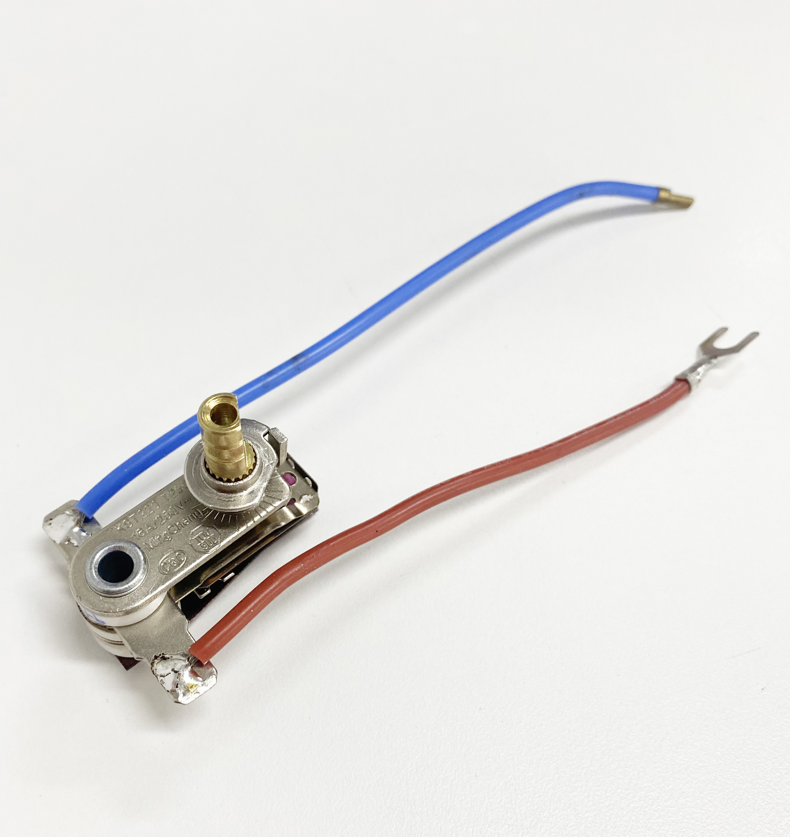 M4 Screw KST-168 KDT-200 BDR Iron Corded Thermal Control Adjustable Thermostat with Wire Cable for Electric Oven