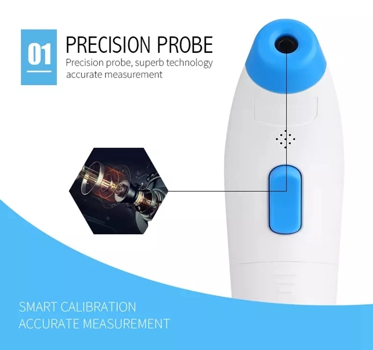 Baby ABS Material 32℃ Medical Infrared Forehead Thermometer