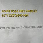 Incoloy825 Alloy Steel Plate UNS N08825 / W.Nr. 2.4858 Plate 65MM*1000*1000MM
