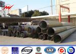 BV Electrical Power Pole / 10m Galvanized Steel Street Light Poles