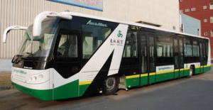 Quality Diesel Engine 14 Seat 6 Door Airport Bus Shuttle 110 Passengers Capacity wholesale
