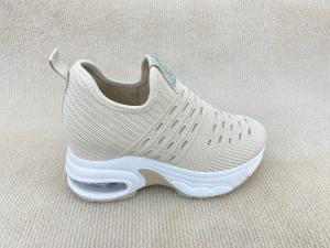 Quality Breathable Platform Loafers Women Heightening Slip On Platform White Loafers wholesale