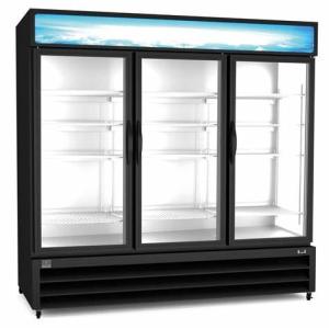 Quality Low Noise Glass Door Display Freezer Stable Excellent Humidity Control wholesale