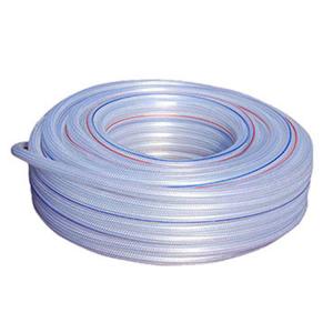 Quality 1 inch 25mm light blue color water garden pvc fiber reinforced hose pvc net hose wholesale