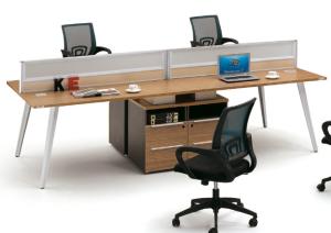 Quality modern 4 seat office workstation furniture wholesale