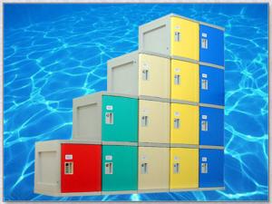 Quality ABS Plastic Lockers With Padlock , Vandal Resistant Staff Room Lockers wholesale