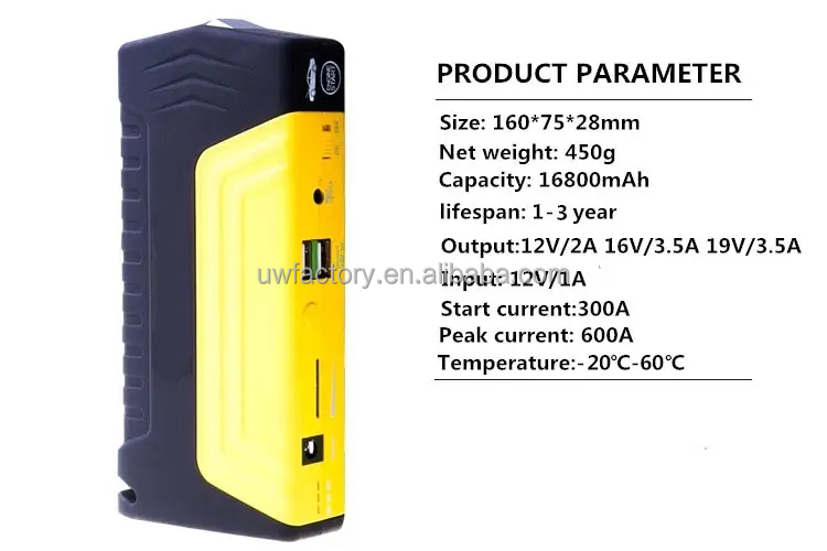 Electric Power Systems 69800 mAh High Capacity Power Bank with Pure Sine Wave Inverter and Super Capacitor Jump Starter
