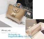Beauty Flower Color PVC tote shopping bag, PVC Coating 600D Polyester Tote Bag