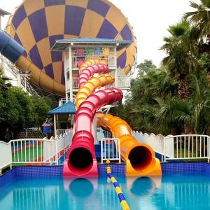 Quality Durable Creative Twist Water Slide Add Excitement To Your Water Park wholesale