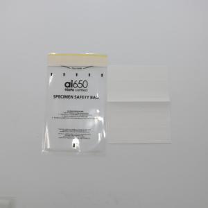 Quality Plastic Printed LDPE Clear Specimen Transport Bags Self Adhesive wholesale