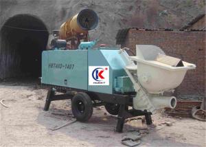 Quality Mini Diesel Towed Hydraulic Concrete Pump , 50mm Aggregate Diameter Concrete Squeeze Pump wholesale